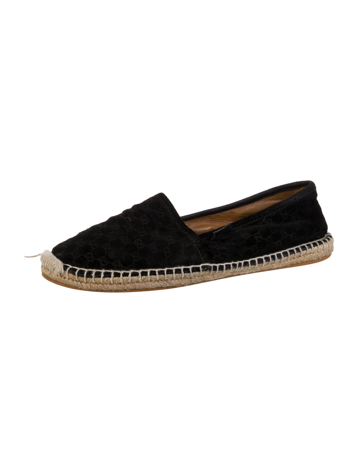 Gucci Microguccissima Pattern Suede Espadrilles