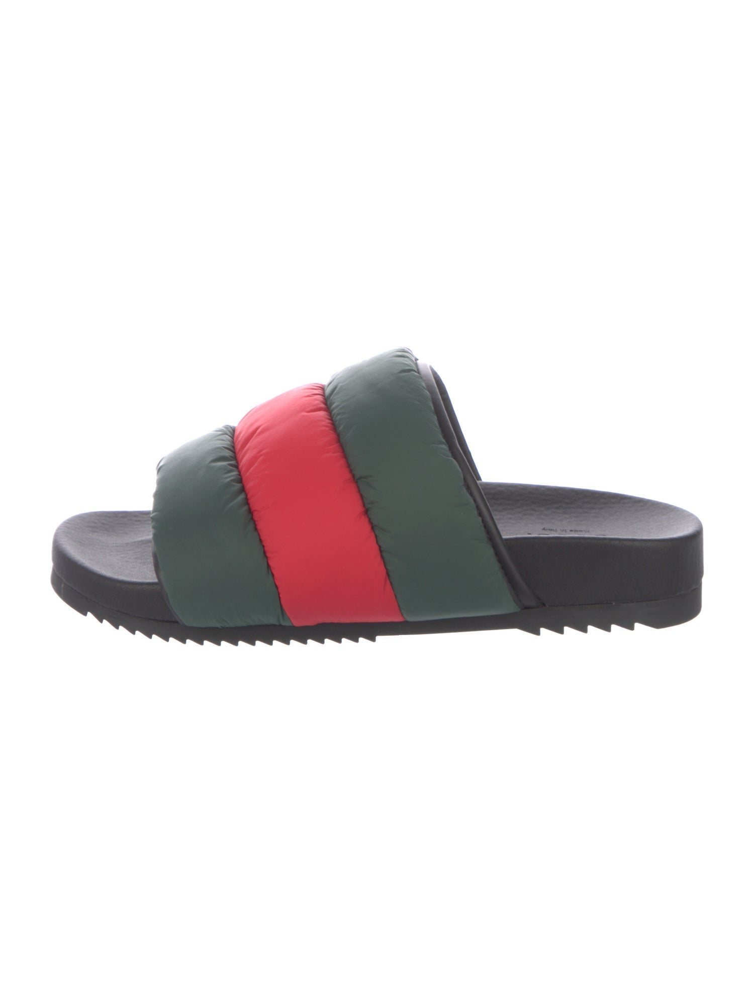 Gucci Web Accent Nylon Slides