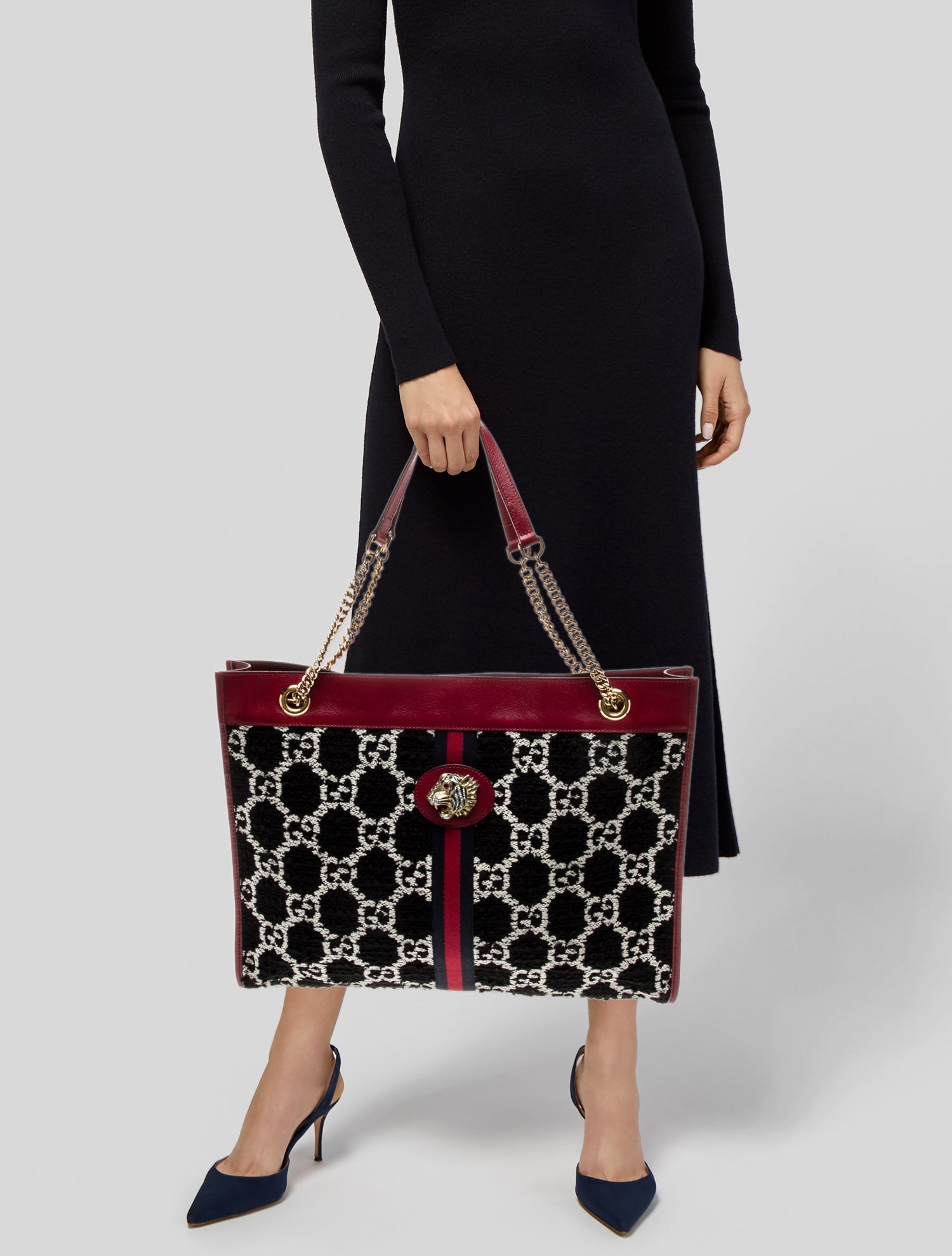 Gucci Sylvie Web Rajah Large