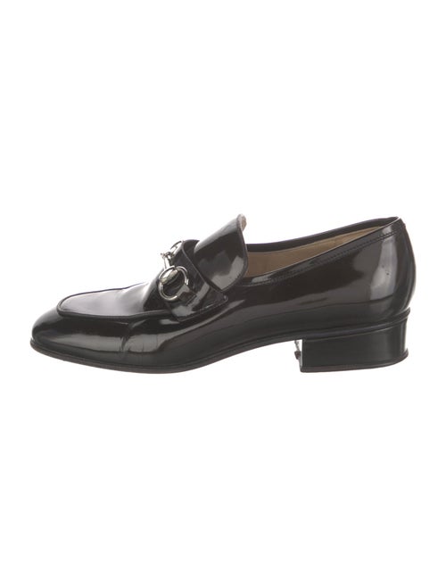 Gucci Horsebit Accent Patent Leather Loafers