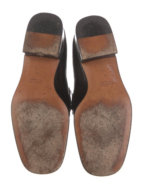 Gucci Horsebit Accent Patent Leather Loafers
