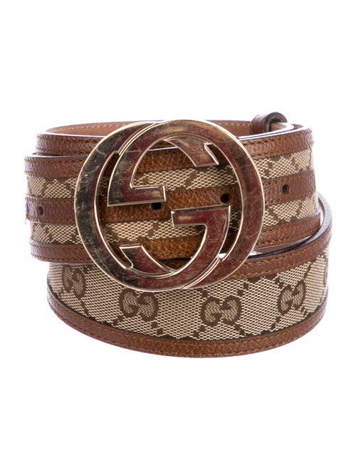 Gucci GG Canvas Canvas Belt