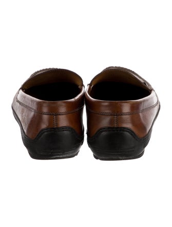 Gucci Horsebit Accent Leather Loafers