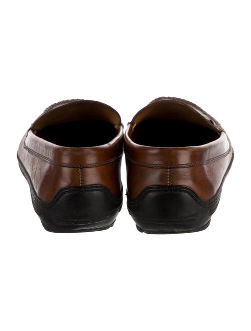 Gucci Horsebit Accent Leather Loafers
