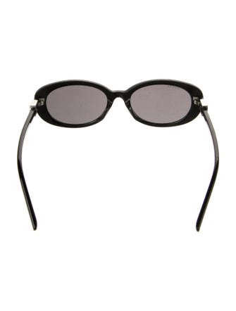 Gucci Double G Logo Round Sunglasses