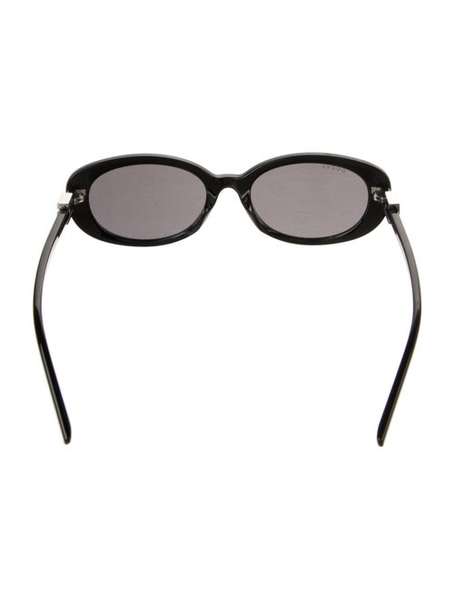 Gucci Double G Logo Round Sunglasses
