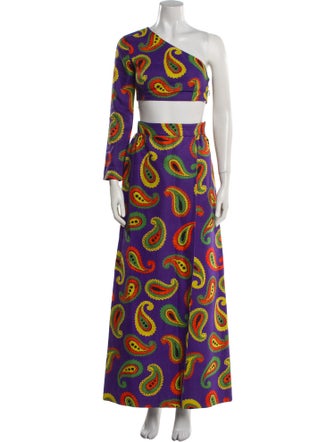 Gucci 2021 Paisley Print Skirt Set