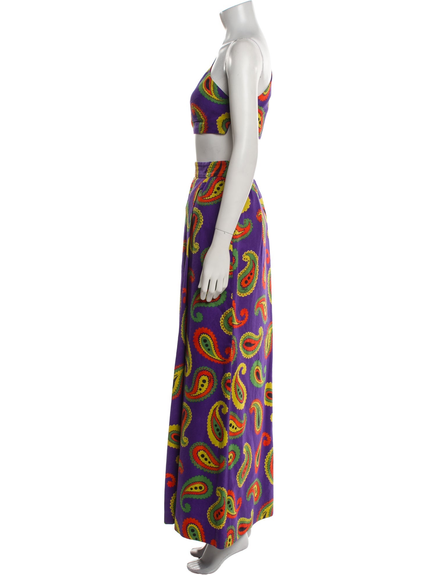 Gucci 2021 Paisley Print Skirt Set