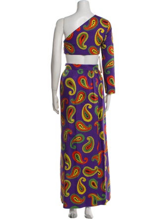 Gucci 2021 Paisley Print Skirt Set