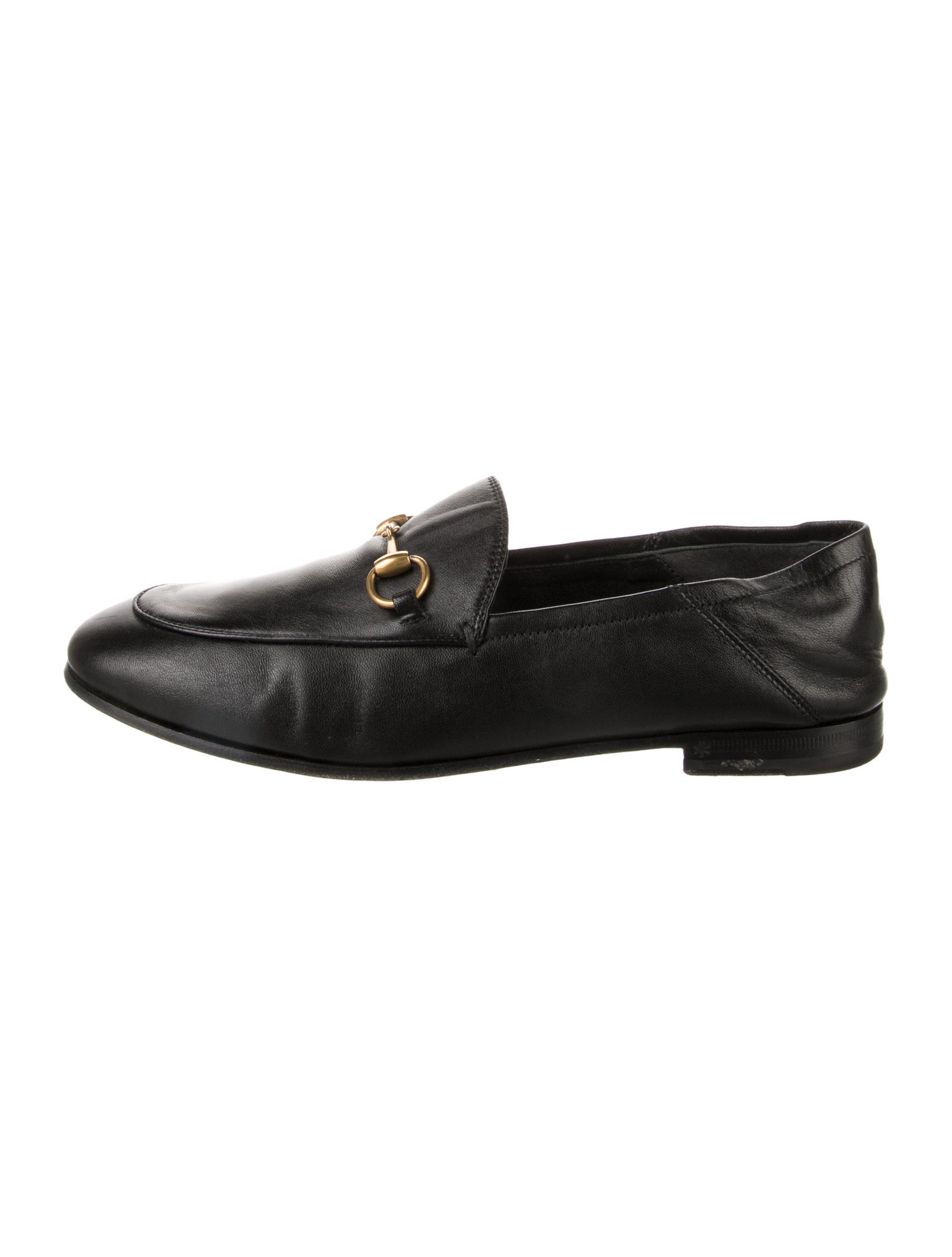 Gucci Horsebit Accent Leather Dress Loafers