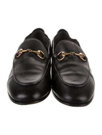 Gucci Horsebit Accent Leather Dress Loafers