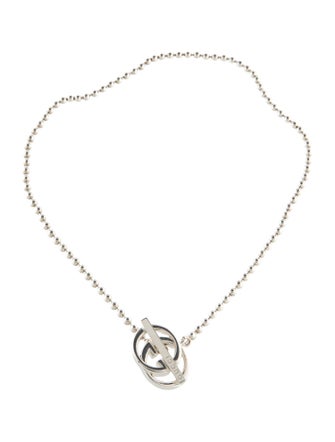 Gucci Interlocking G Britt Toggle Pendant Necklace
