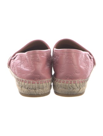 Gucci GG Signature Leather Espadrilles
