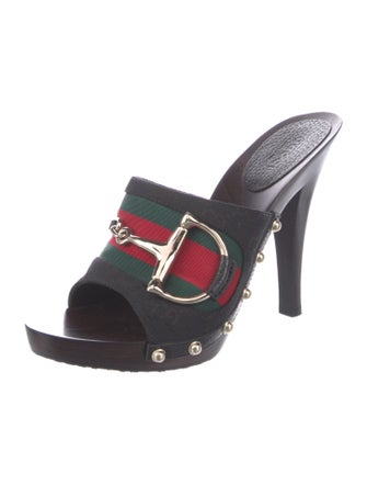 Gucci GG Canvas Canvas Slides