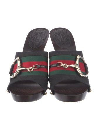 Gucci GG Canvas Canvas Slides