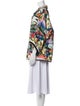 Gucci Linen Floral Print Evening Jacket
