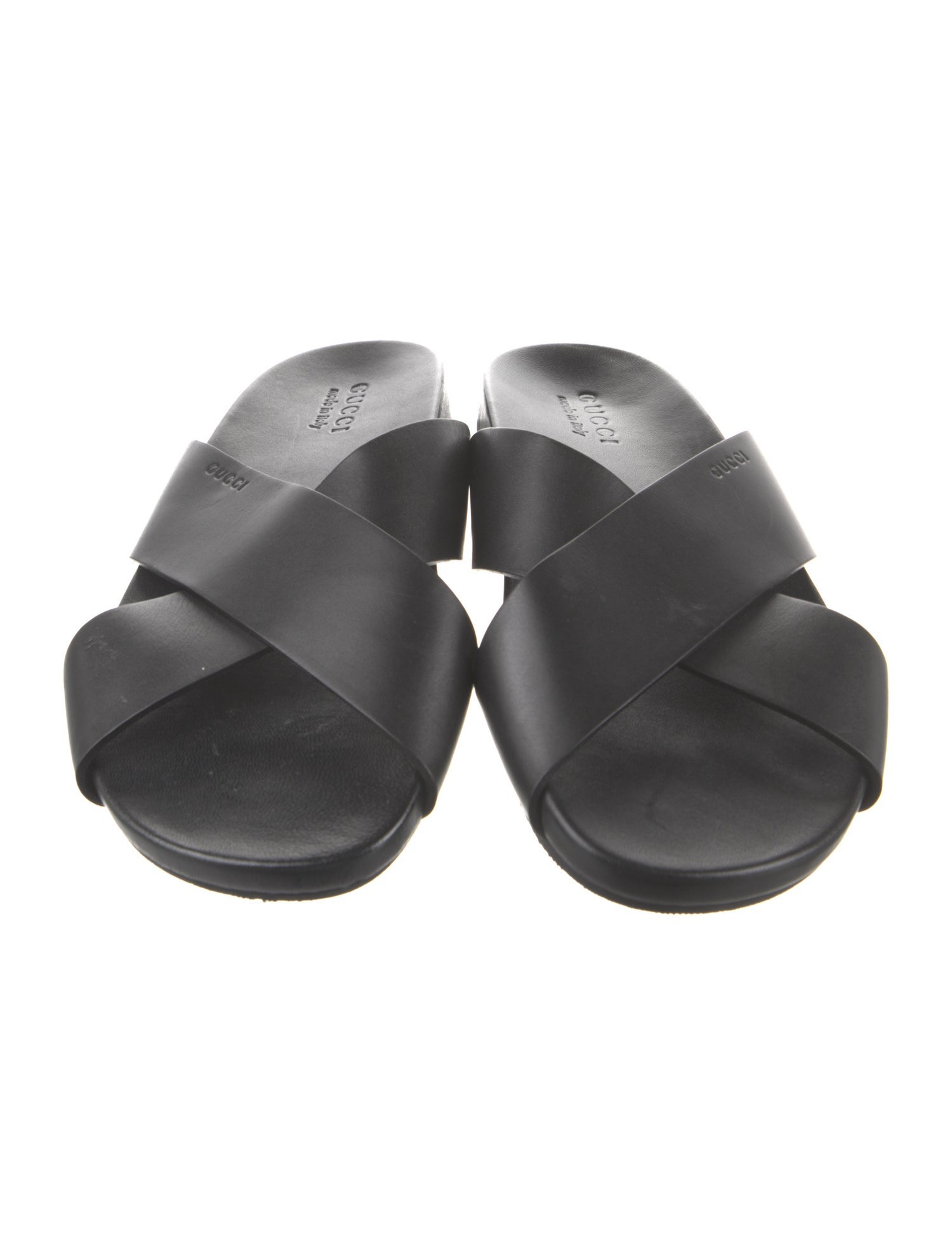 Gucci Leather Slides