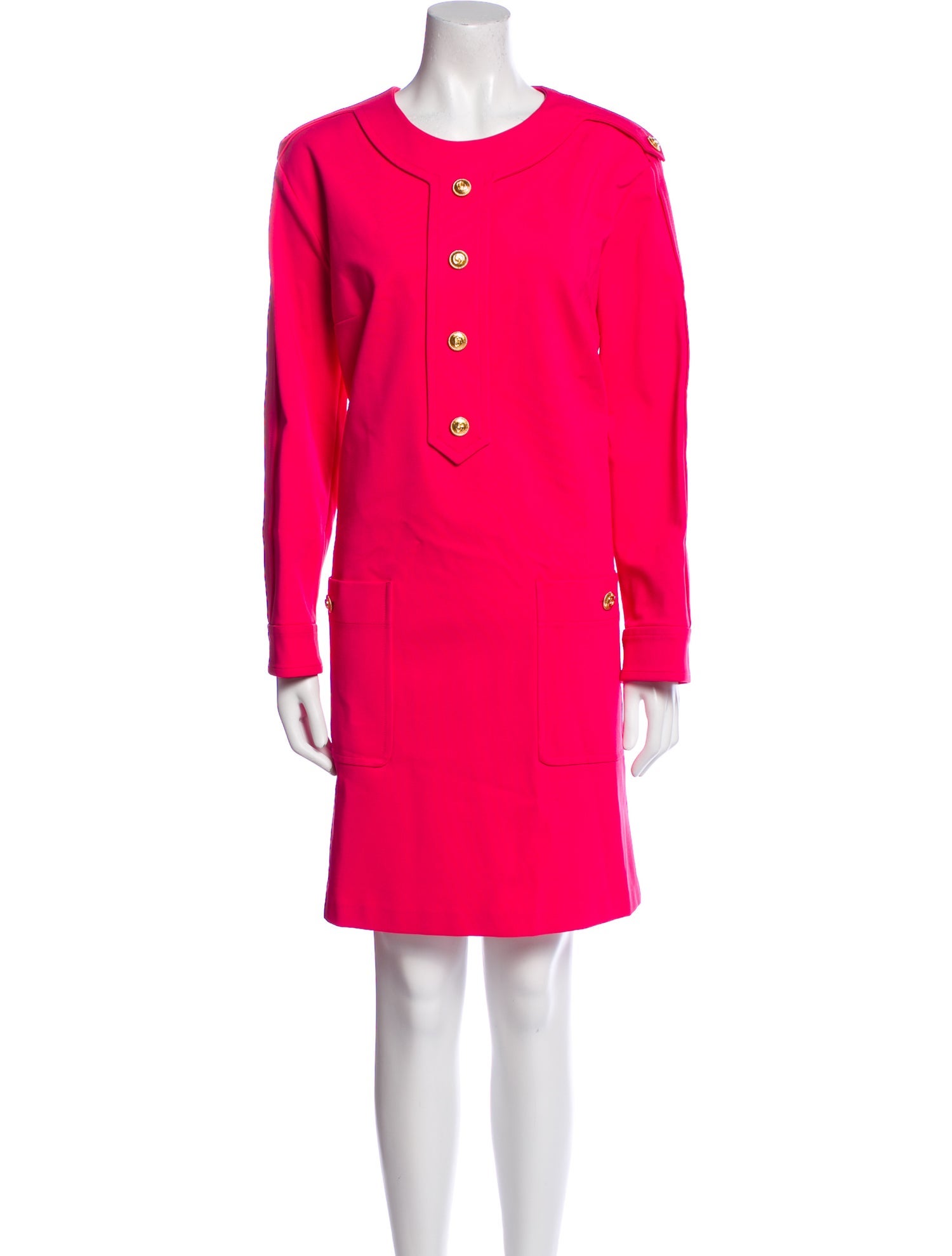 Gucci Crew Neck Knee-Length Dress