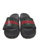 Gucci Web Accent Rubber Slides