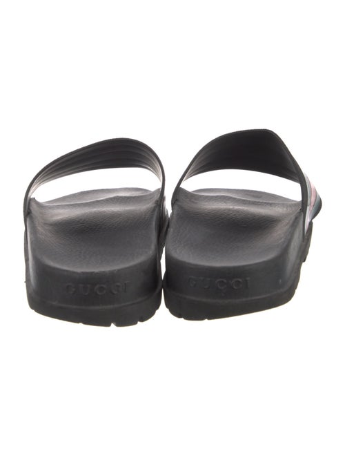 Gucci Web Accent Rubber Slides