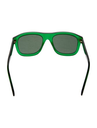 Gucci Interlocking G Logo Wayfarer Sunglasses