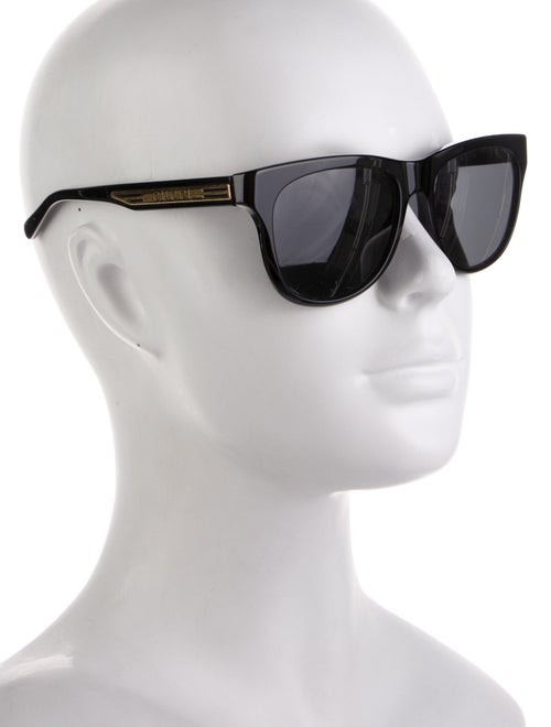 Gucci Web Accent Wayfarer Sunglasses