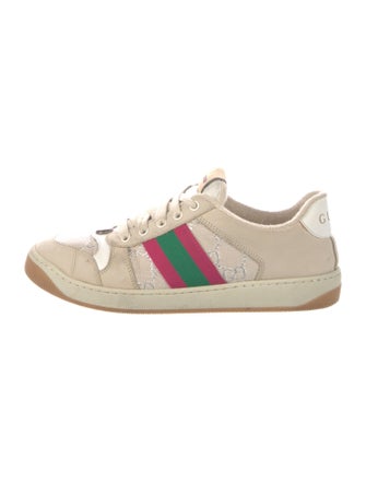 Gucci GG Logo Leather Sneakers
