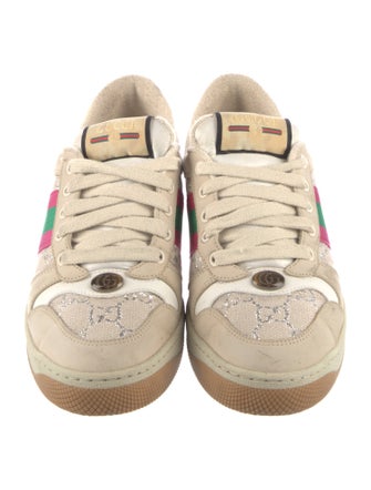 Gucci GG Logo Leather Sneakers