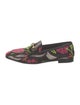 Gucci Horsebit Accent Floral Print Loafers