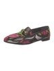 Gucci Horsebit Accent Floral Print Loafers