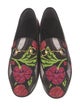 Gucci Horsebit Accent Floral Print Loafers