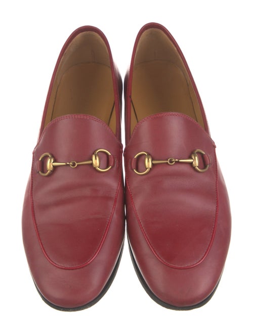 Gucci Horsebit Accent Leather Loafers