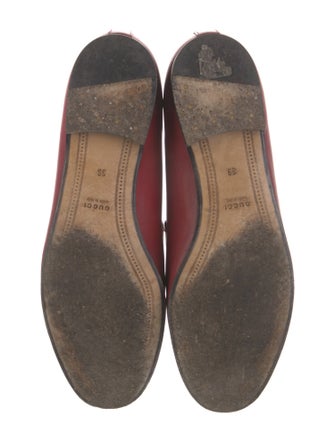 Gucci Horsebit Accent Leather Loafers