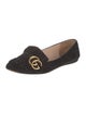 Gucci Double G Logo Suede Loafers