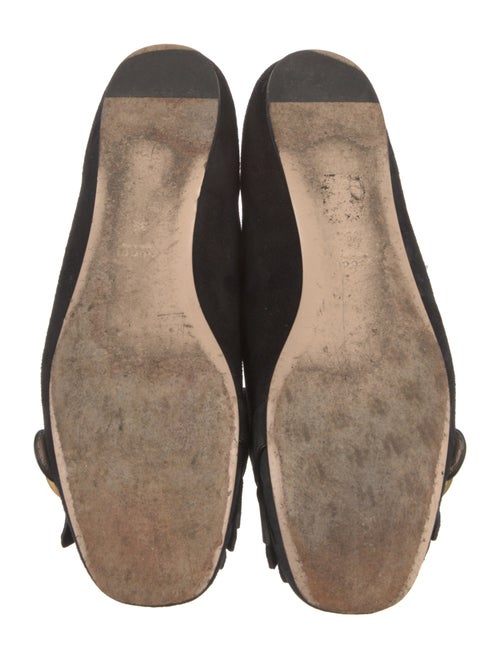 Gucci Double G Logo Suede Loafers