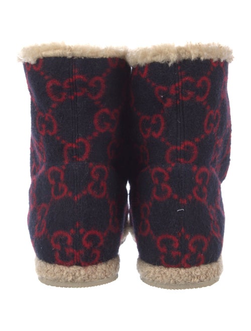 Gucci GG Logo Wool Boots