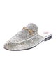 Gucci 1955 Horsebit Accent Glitter Mules