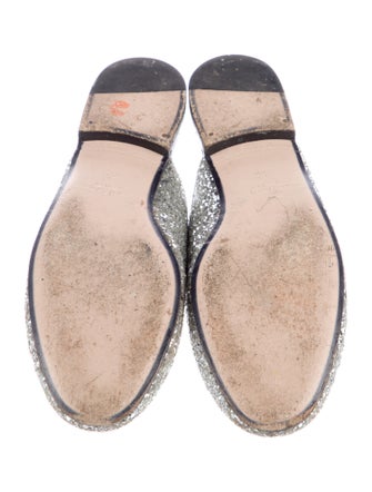 Gucci 1955 Horsebit Accent Glitter Mules