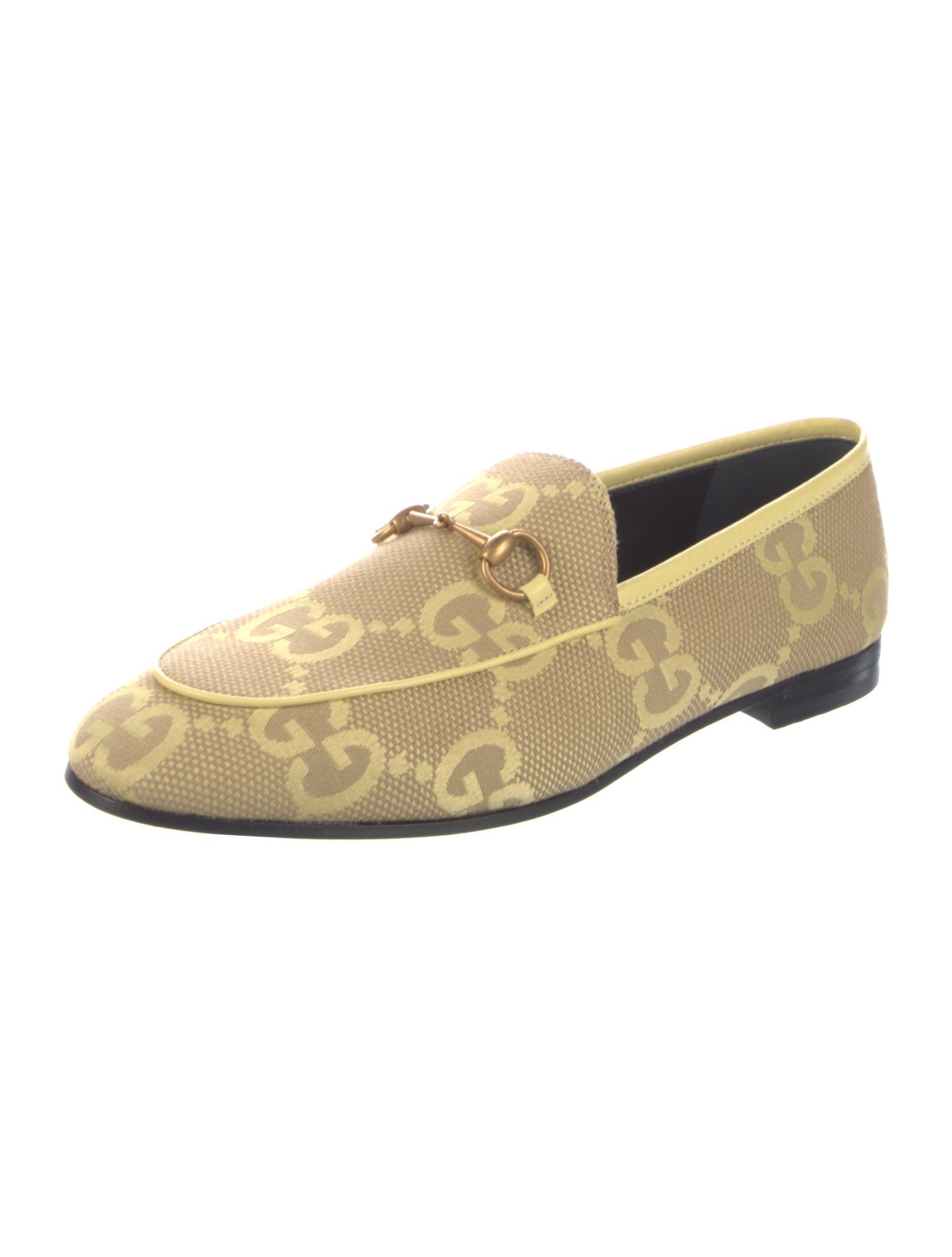 Gucci GG Canvas Canvas Loafers w/ Tags