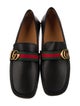Gucci Web Accent Leather Drivers