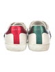 Gucci Web Accent Leather Sneakers