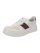 Gucci Web Accent Leather Sneakers