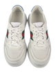 Gucci Web Accent Leather Sneakers