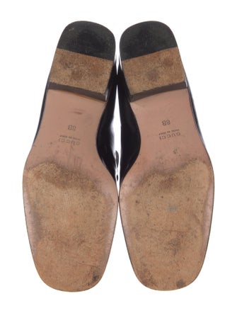 Gucci Horsebit Accent Patent Leather Loafers