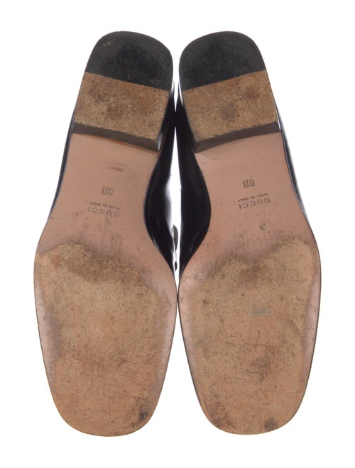 Gucci Horsebit Accent Patent Leather Loafers