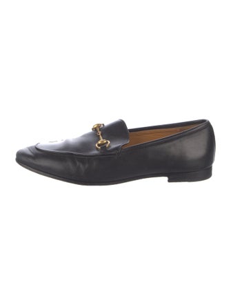 Gucci Horsebit Accent Leather Loafers