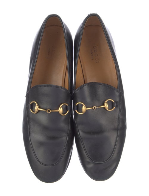 Gucci Horsebit Accent Leather Loafers