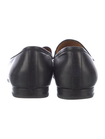 Gucci Horsebit Accent Leather Loafers