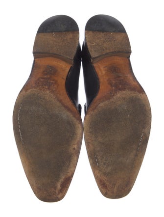 Gucci Horsebit Accent Leather Dress Loafers