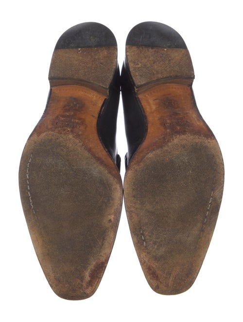 Gucci Horsebit Accent Leather Dress Loafers